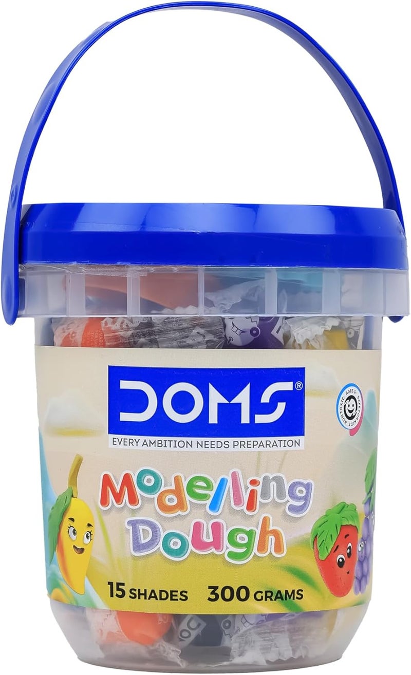 DOMS دومز 8782/8788 عجينة تشكيل 15 لون (300 جرام) - عبوة من 02 - Image 1